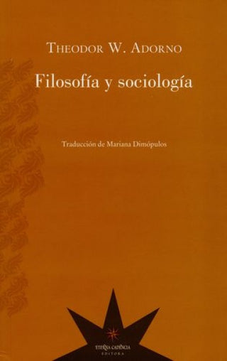 Filosofía y Sociología | Theodor W. Adorno