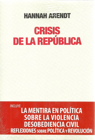 Crisis de la república | Hannah Arendt