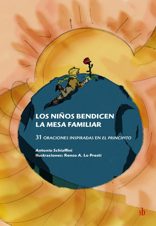 Los niños bendicen la mesa familiar (color) | Antonio Schiaffini