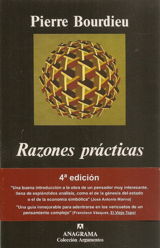 Razones prácticas (Sobre la teoría de la acción) | Pierre Bourdieu