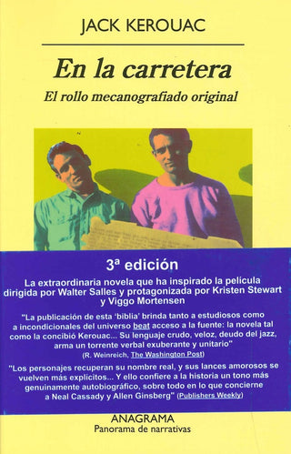 En la carretera; El rollo mecanografiado original | Jack Kerouac